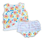 girl set handmade bloomers top lace