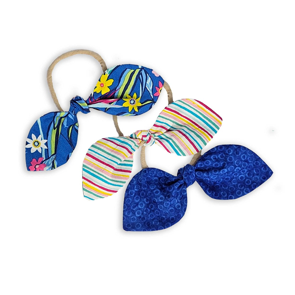baby hair bows with headband handmade colorful girls